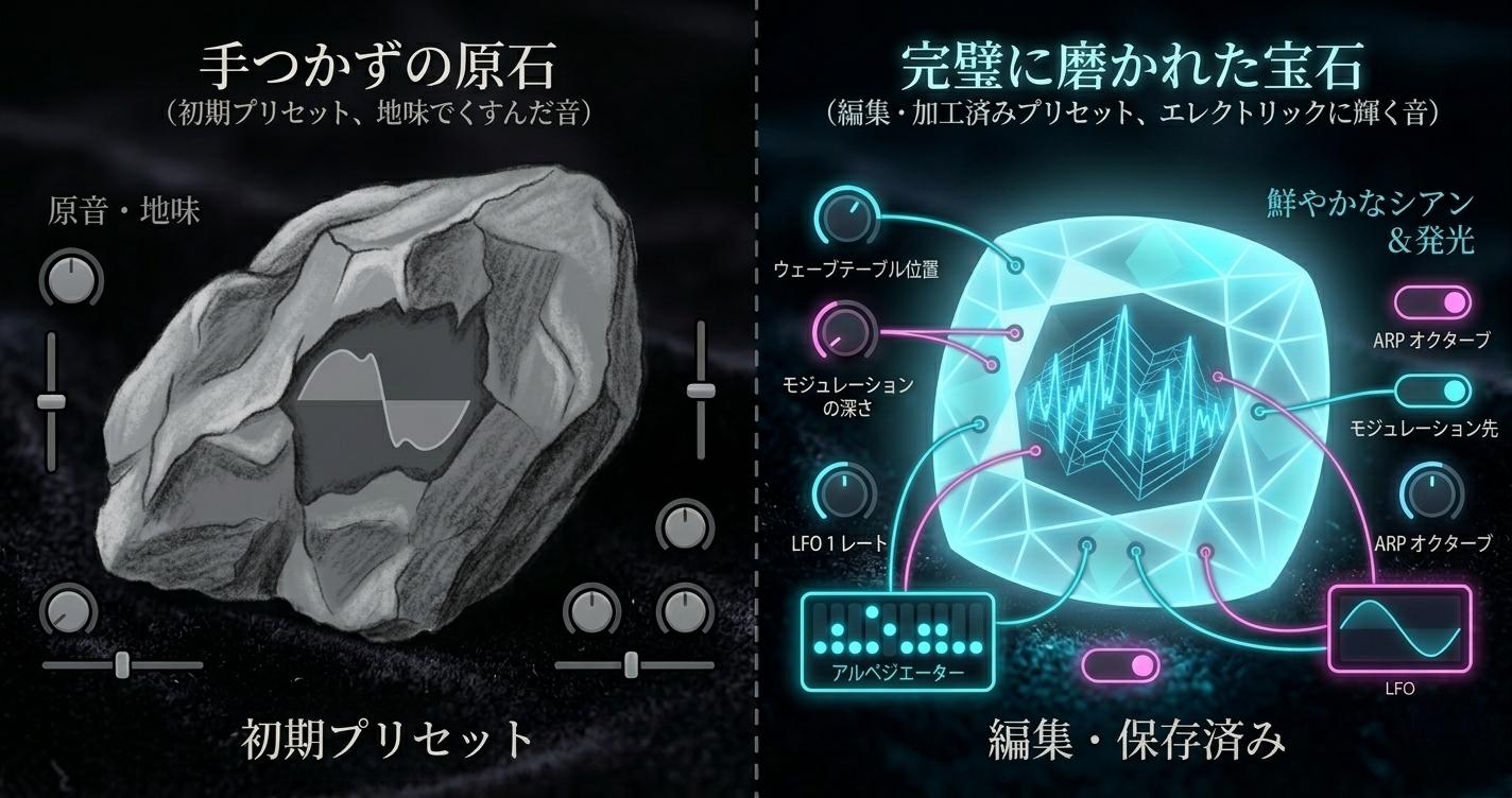 「なぜSerumの音は素人くさいのか」DTM独学者が気づいた5つの本当の原因 4 Gemini Generated Image 30