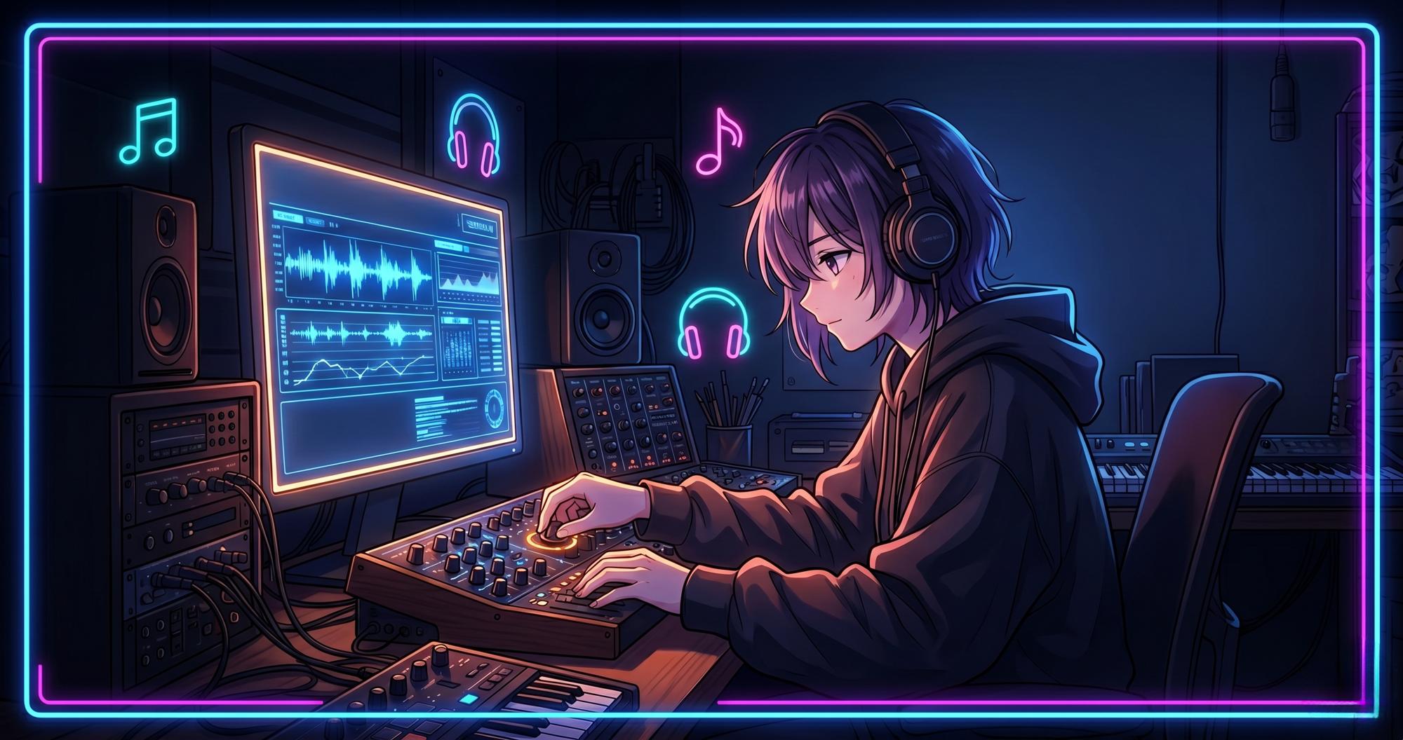 AI時代のDTMの未来像|AI生成音楽と人間の創作の棲み分け 5 Gemini Generated Image 9tj4ia9tj4ia9tj4